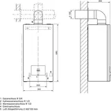 Vaillant turboMAG 145/1 E turboMAG 145/1 E Durchlauferhitzer A (A+ - F) elektronisch 24kW