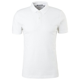 s.Oliver Poloshirt Kurzarm Regular Fit Polohemd, Blanco (White), XXL