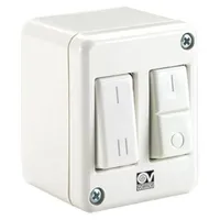 CasaFan Stufenschalter Duo Switch Weiß