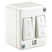 CasaFan Stufenschalter Duo Switch Weiß
