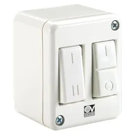 CasaFan Stufenschalter Duo Switch Weiß