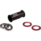 Cema BB90-95 Tretlagerachse für Shimano Edelstahl - schwarz/rot