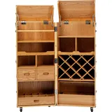 Kare Barschrank Venezia 64 x 145 x 60 cm Beige