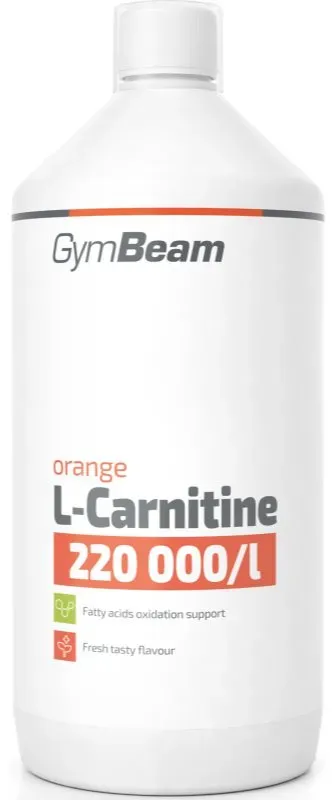 GymBeam L-Carnitine 220 000 mg/l Nahrungsergänzungsmittel für Sportler Geschmack Orange 1000 ml