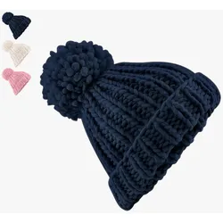 Beechfield - Oversized Hand-Knitted Beanie
