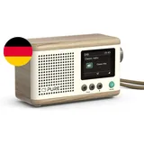 Pure Classic Mini Tragbares Digitalradio – DAB+ & Ukw-Radio – Bluetooth 5.3 – 15
