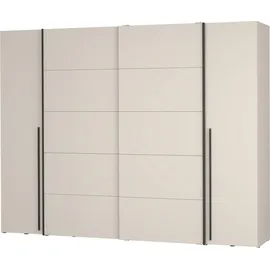 Forte Schwebetürenschrank NARAGO 270,3 x 210,5 x 61,2 cm Beige