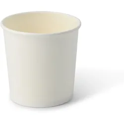 BIOZOYG 1000 Stück Eisbecher Pappe 300 ml weiß - umweltfreundlich, recycelbar, plastikfrei - Joghurtbecher, Papierbecher