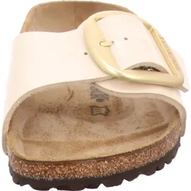 Birkenstock Madrid Big Buckle Birko-Flor graceful pearl white 36