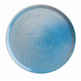 Tognana Pizzateller Cinzia, rund, 33 cm, Porzellan, blau