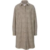 Madeleine Hemdjacke beige | beigemeliert / platin XXL