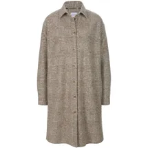 Madeleine Hemdjacke beige | beigemeliert / platin XXL