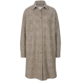 Madeleine Hemdjacke beige | beigemeliert / platin XXL