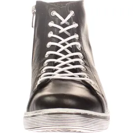 Andrea Conti Damen High Top Sneaker Schnürer Leder dynamisch 0341500, Schwarz 39