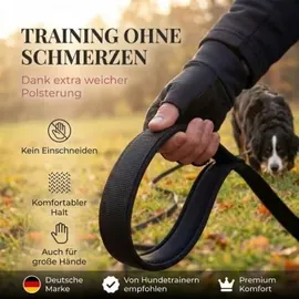 HUND IST KÖNIG 10m Schleppleine Hund - Schleppleine, 10m für Hunde mit gepolsterter Handschlaufe