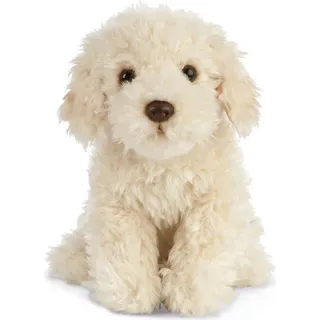 KeyCraft Living Nature Kuscheltier Labradoodle Plüschhund 20cm Spielzeug - Beige