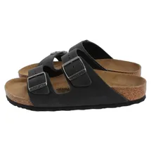 Birkenstock Arizona Nubukleder geölt schmal schwarz 42