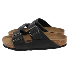 Birkenstock Arizona Nubukleder geölt schmal schwarz 42