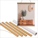 Schwäbische Albumfabrik Holz-Posterleiste magnetisch, inkl. Bild, DIN A 3 geeignet, mit Band zum Aufhängen