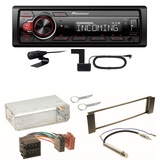 Pioneer MVH-330DAB Bluetooth Digitalradio Einbauset für Seat Leon Toledo 1M