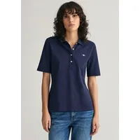 GANT Slim Shield Kurzarm-poloshirt Evening Blue XS