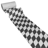 JUNOPAX Tischläufer Papier 50 m x 20 cm Schwarz/Weiß