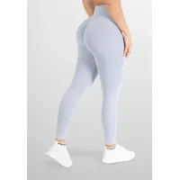 SMILODOX Leggings Batik Scrunch Hellblau hellblau XS