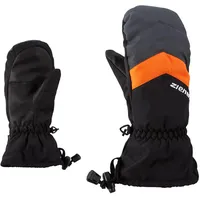 Ziener LETTERO Ski-Fäustling/Wintersport | wasserdicht atmungsaktiv, black/graphite, 3