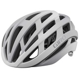 Giro Bike Unisex – Erwachsene Helios Spherical Helme, Matte White/Silver Fade 22, L