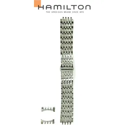 Hamilton Metall Thinline / Squarelin Band-set Edelstahl H695.387.100 - silber