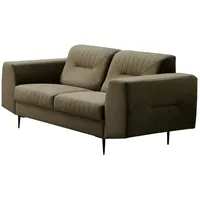 Beautysofa 2-Sitzer VENEZIA, Relaxsofa im modernes Design grün