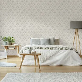 Sublime Vliestapete Art Deco 10 m x 22 cm 52 cm 1 St Beige 34193