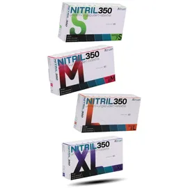 altruan Nitril Handschuhe, Einmalhandschuhe, blau - 100 Stück, Größe XL