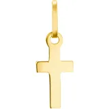 Kreuzanhänger AMOR "2031177", gold (gelbgoldfarben), Schmuckanhänger, Damen, Gelbgold 585, 0,3 g, Made in Germany