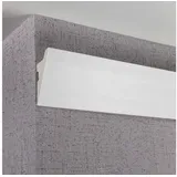 PROVISTON Licht Stuckleiste 38 x 70 x 2000 mm Moderne Lichtleiste für die Decke LED Deckenleiste Kunststoff Weiß Wasserfest, Robust und Langlebig