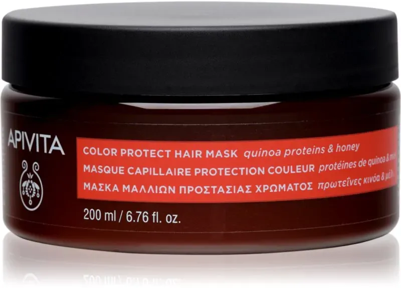 Apivita Color Seal Color Protect Hair Mask Maske für die Haare zum Schutz der Farbe 200 ml