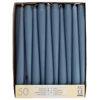 Papstar Leuchterkerzen 100 St. arktikblau Ø 2,2 cm 25 cm