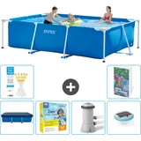 Rechteckiger Frame Pool - 300x200x75 Cm - 7-teilig  S4