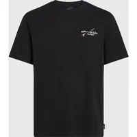 O'Neill Shirt Retro Back Print Kurzarm-t-shirt - Black Out