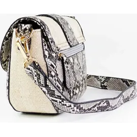 Valentino Gigante Umhängetasche Kunstleder Beige/Mehrfarbig