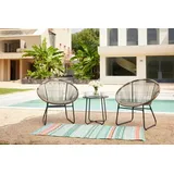 Happy Home Garten-Set 3-tlg. Braun