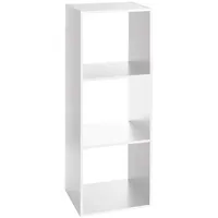 Five Simply smart Holzregal 3 Etagen 100,5 x 34,5 x 32 cm Weiß