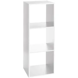 Five Simply smart Holzregal 3 Etagen 100,5 x 34,5 x 32 cm Weiß
