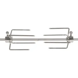 TAINO Drehspieß 106 cm Stahl rot, schwarz, silber