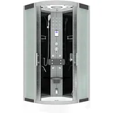 AcquaVapore Dampfdusche Duschkabine Sauna Dusche D58-13m2-ec 90x90 cm Mit 2k Scheiben Versiegelung