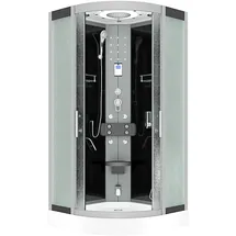 AcquaVapore Dampfdusche Duschkabine Sauna Dusche D58-13m2-ec 90x90 cm Mit 2k Scheiben Versiegelung