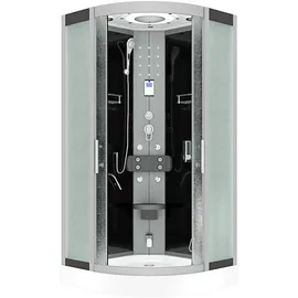 AcquaVapore Dampfdusche Duschkabine Sauna Dusche D58-13m2-ec 90x90 cm Mit 2k Scheiben Versiegelung