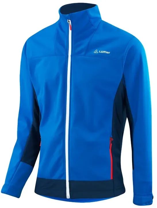 Löffler Softshelljacke Calido Windstopper Warm (winddicht, warm und isolierend) blau Herren