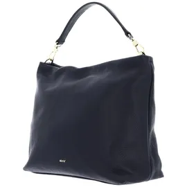ABRO Schultertasche Leather Dalia Hobo Bag Kaia Navy
