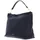 ABRO Schultertasche Leather Dalia Hobo Bag Kaia Navy